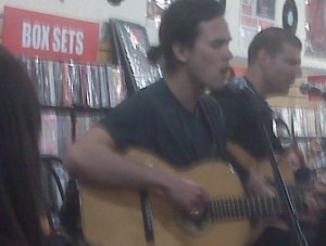 Justin Nozuka at Sunrise Records